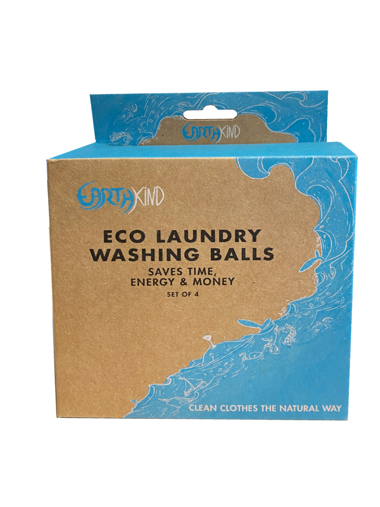 EARTHKIND ECO LAUNDRY WASHING BALLS - SET OF 4