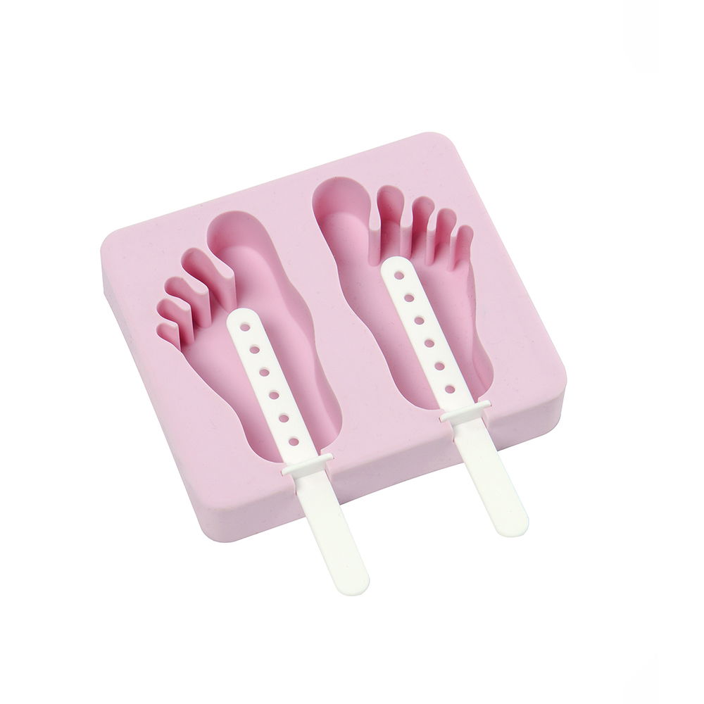 feet, funny, lolly, mould, pink, ice cream,