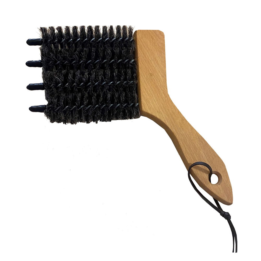 VALET BLIND AND SHUTTER NATURAL BRISTLES, BEECH HANDLE