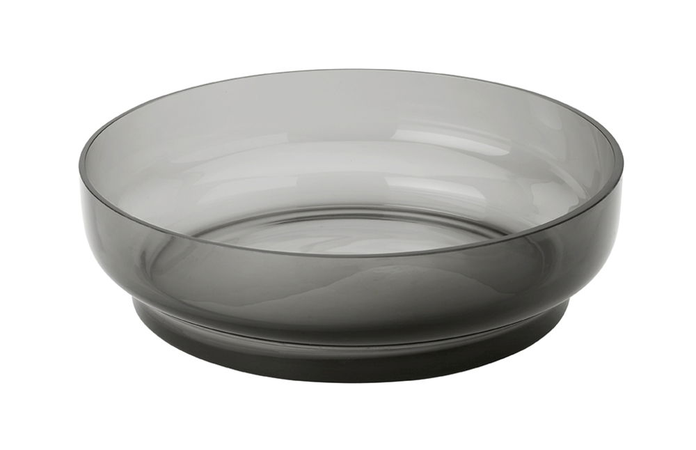 HOOP SERVING BOWL Ø 30 CM  SMOKE