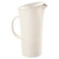 TIERRA PITCHER WITH LID MILK WHITE 