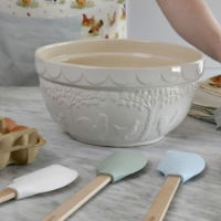 THE PANTRY MEDIUM SAGE GREEN CERAMIC BOWL 23 X 23 X 11.8CM