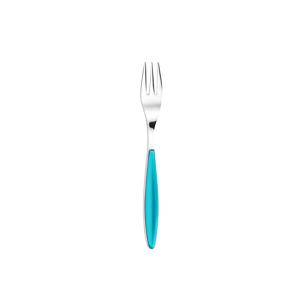 FEELING TURQUOISE DESSERT FORK FEELING (STAINLESS STEEL-ABS)