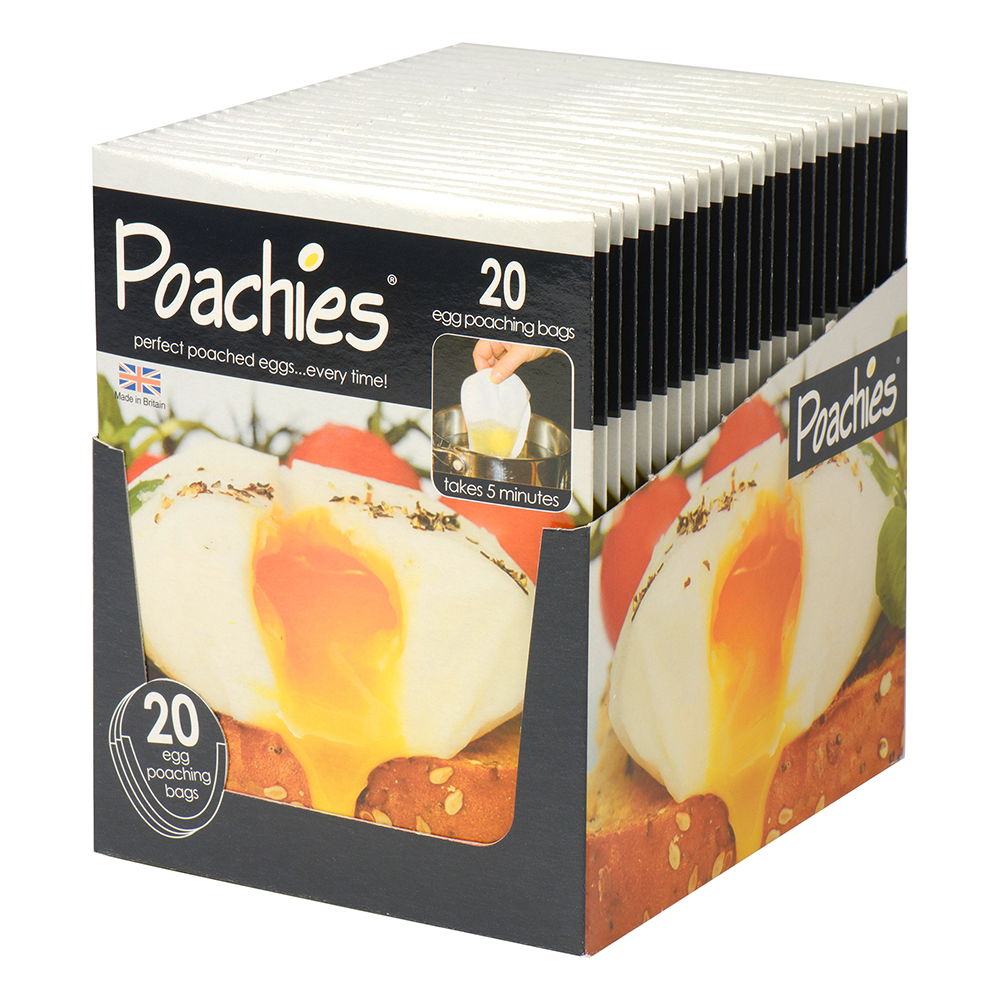 POACHIES®EGG POACHING BAGS, EGGS, BREAKFAST, POACHING, BAGS