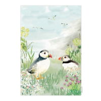 NATIONAL TRUST PUFFIN ORGANIC COTTON SINGLE TEA TOWEL