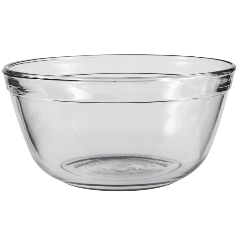 GLASS MIXING BOWL 4L