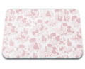 PETER RABBIT CLASSIC PATTERN PINK GLASS WORKTOP PROTECTOR MEDIUM 40X30CM