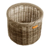 ROUND KUBU RATTAN PLANT POTS SET OF 3