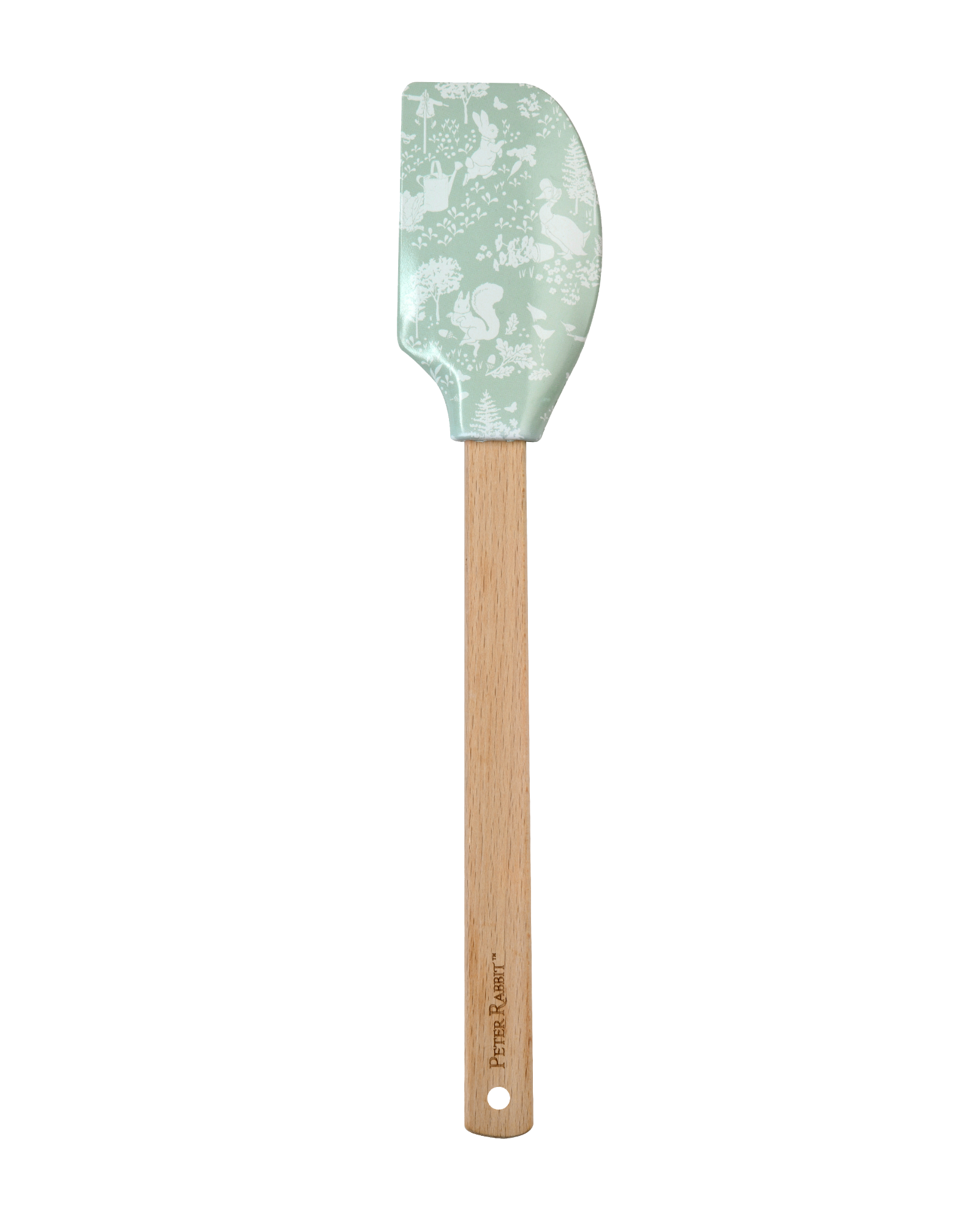 PETER RABBIT CLASSIC GREEN PATTERN SILICONE BAKING SPATULA