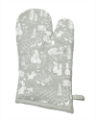 PETER RABBIT CLASSIC GREY PATTERN SINGLE OVEN GLOVE