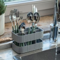 GREY CUTLERY DRAINER DRAIN&SAFE