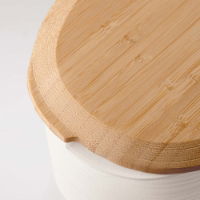 CLAY BREAD BIN W/BAMBOO BREADBOARD TOP TIERRA