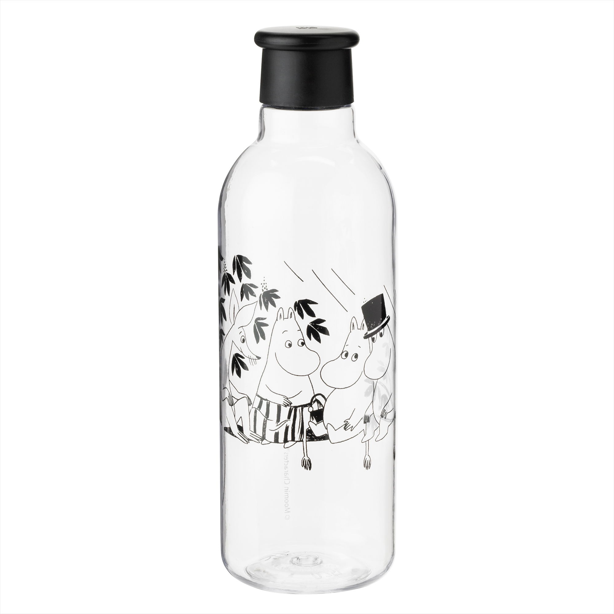 DRINK IT DRINKING BOTTLE  0 75 L  BLACK MOOMIN #2