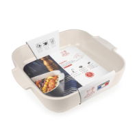 APPOLIA ECRU SQUARE OVEN DISH 36CM