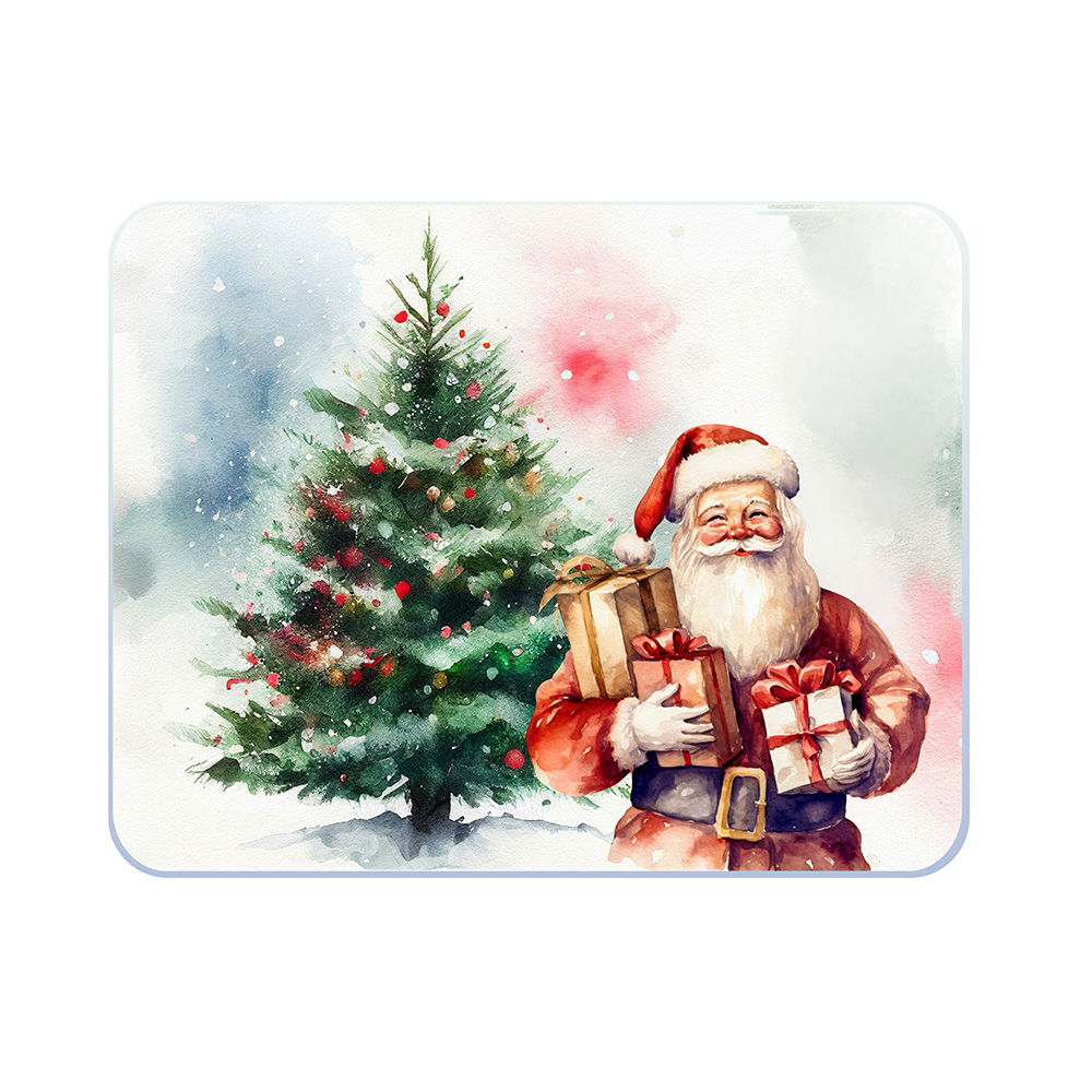 WINTER WONDERLAND SANTA MED WORKTOP PROTECTOR (CL)