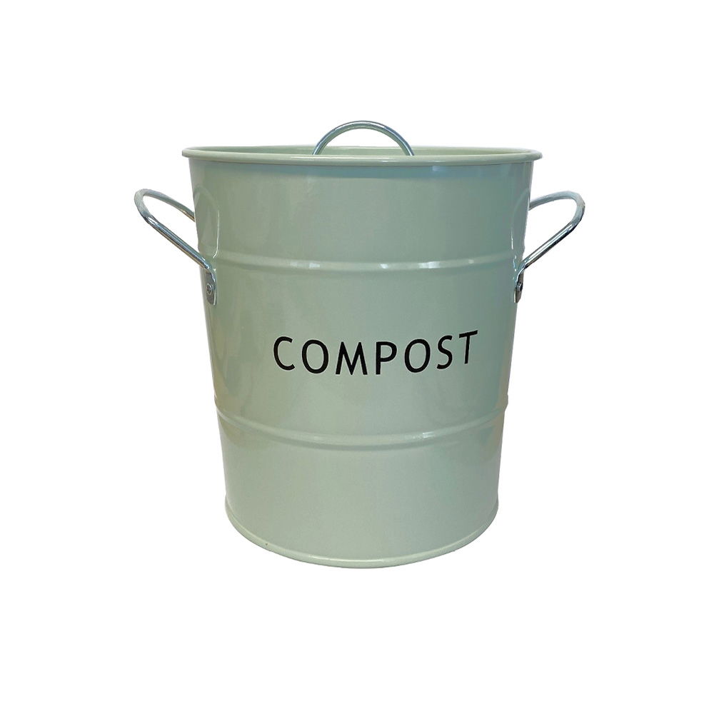 COMPOST PAIL, DUCK EGG BLUE