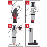 ELIS TOUCH ELECTRIC CORKSCREW STAINLESS STEEL 27CM 