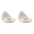 SET OF 2 EGG CUPS MILK WHITE