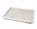 PETER RABBIT CLASSIC PATTERN GREY LAP TRAY