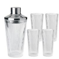 PILASTRO TALL GLASS TUMBLERS 4PC SET 