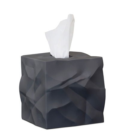 #WIPY CUBE TISSUE BOX COVER GRY