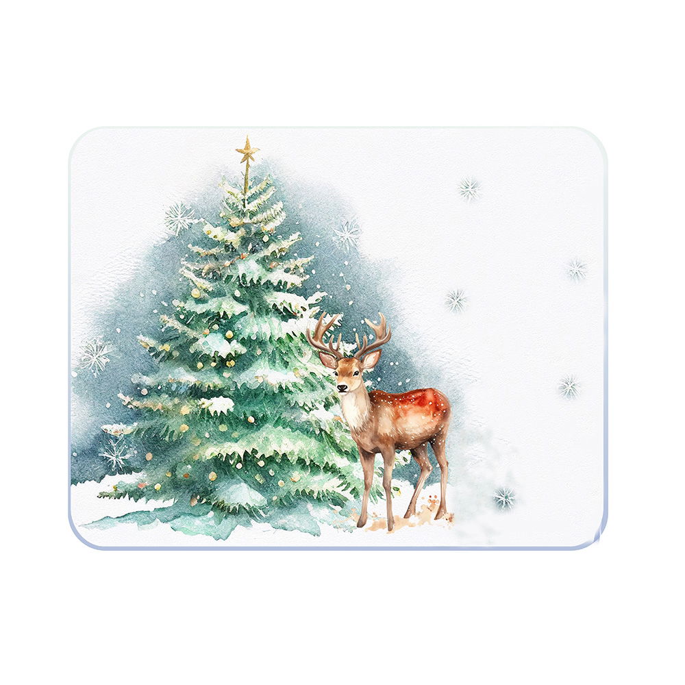 WINTER WONDERLAND STAG MED WORKTOP PROTECTOR (CL)