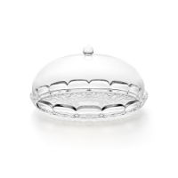 GUZZINI VANITY SMALL CAKE STAND WITH DOME CLEAR