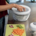 SALAD SPINNER W/LID CM 26 SPIN & STORE ACID YELLOW