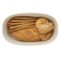 TIERRA BREAD BIN WITH BAMBOO BREADBOARD TAUPE 