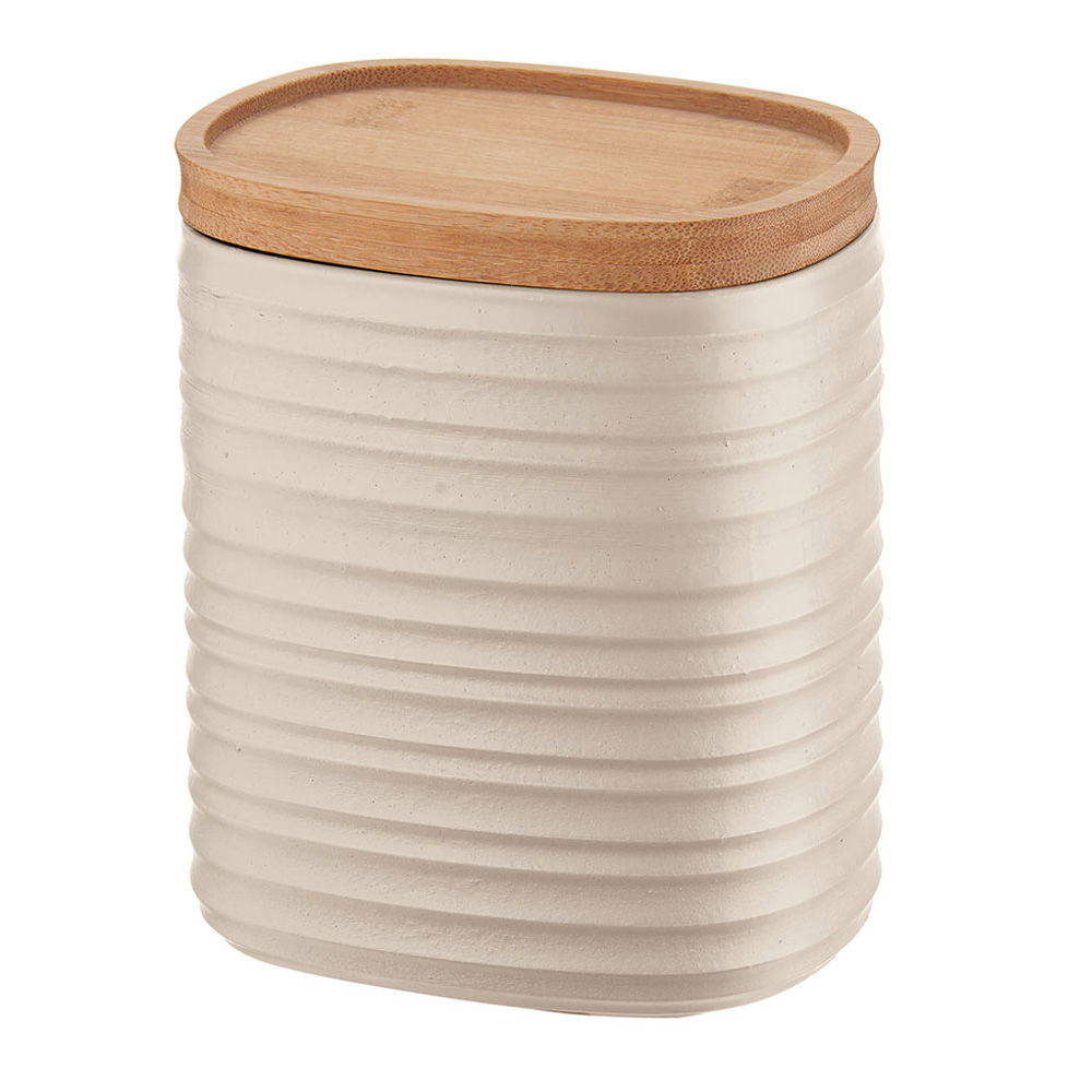 TAUPE M STORAGE JAR TIERRA