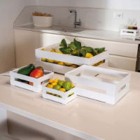 MILK WHITE M BOX TIDY&STORE