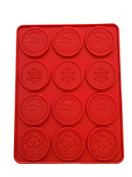 CHRISTMAS CHOCOLATE COIN MOULD GIFT SET