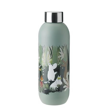 KEEP COOL DRINKING BOTTLE 075 L  DUSTY GREEN  MOOMIN