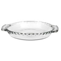 DEEP GLASS PIE DISH 24CM