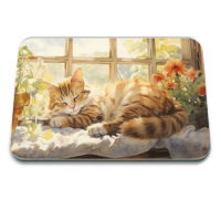 SLEEPING CAT MED WORKTOP PROTECTOR (CL)