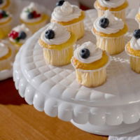 CLEAR CAKE STAND WITH DOME 'TIFFANY'