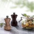 BISTRO PEPPER & SALT MILL SET 10CM CHOCOLATE NATURAL