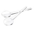 CLEAR SALAD SERVERS