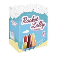 ROCKET,  POP, ice lolly, MOULD SET OF 6, ice cream,