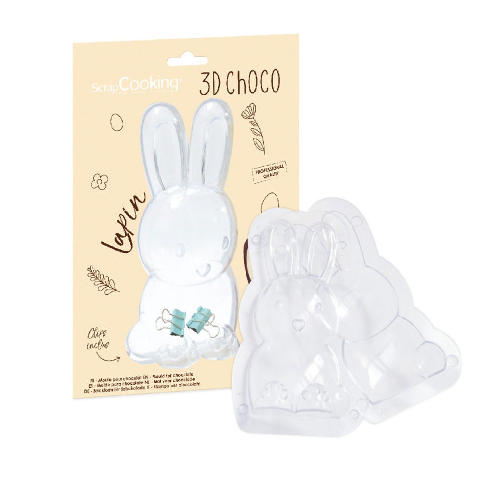 3D CHOCO MOULD RABBIT