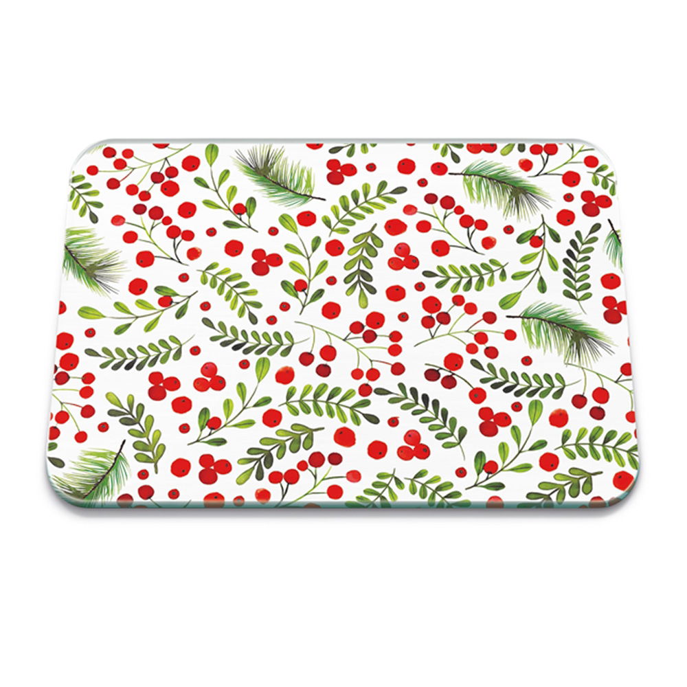 CHRISTMAS BERRIES LARGE WORKTOP PROTECTOR