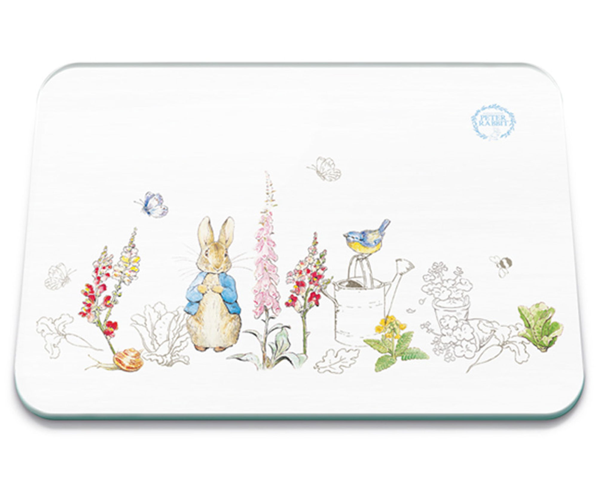 PETER RABBIT ORIGINAL MEDIUM GLASS WORKTOP PROTECTOR