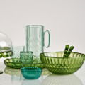 LARGE OVAL TRAY VANITY  MATCHA GREEN