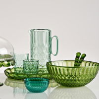 LARGE OVAL TRAY VANITY  MATCHA GREEN