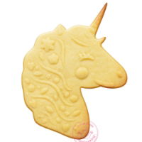  UNICORN COOKIE CUTTER & WOODEN EMBOSSER