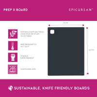 LARGE PREP II CUTTING BOARD SLATE