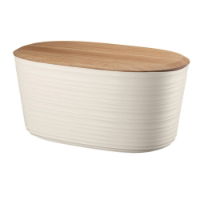 TIERRA BREAD BIN WITH BAMBOO BREADBOARD LID