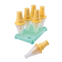 ICE CREAM CONE LOLLY MOULD SET OF 6