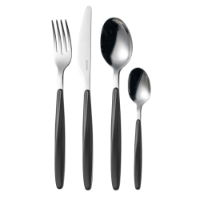 BLACK 24 PIECE CUTLERY SET MY FUSION