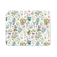 BOTANICAL FLOWERS MED WORKTOP PROTECTOR (CL)